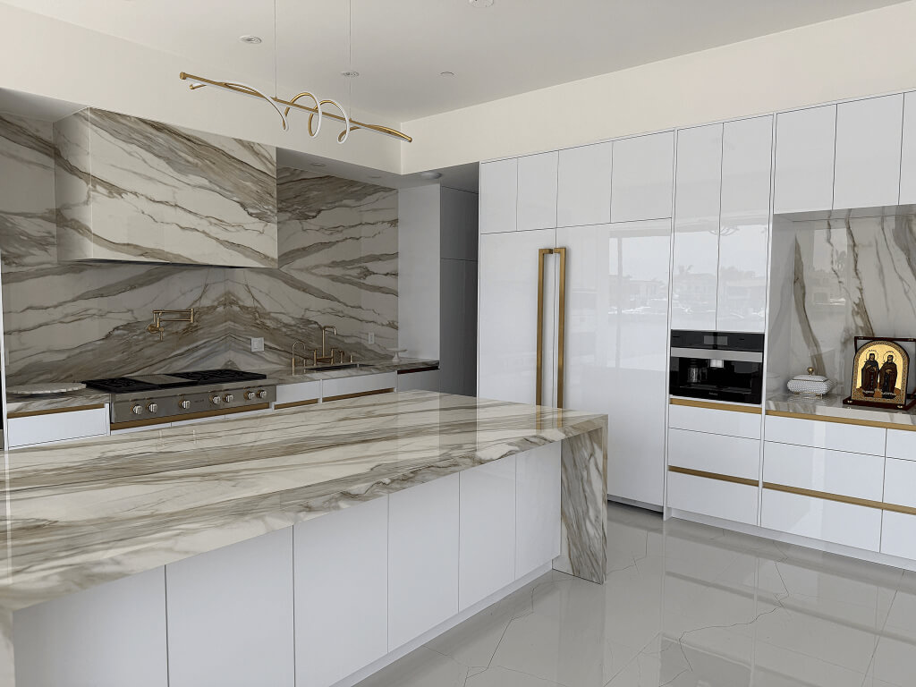 Kitchen stonework project 7